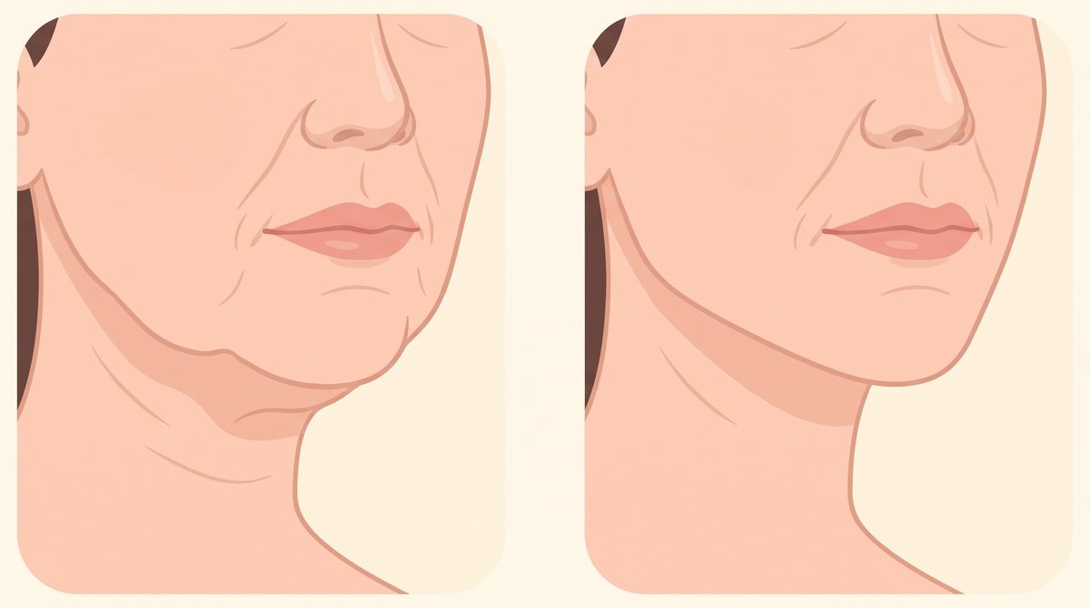 처진 턱선, 하안면거상이 되돌릴 수 있는 것과 없는 것 사진 3
