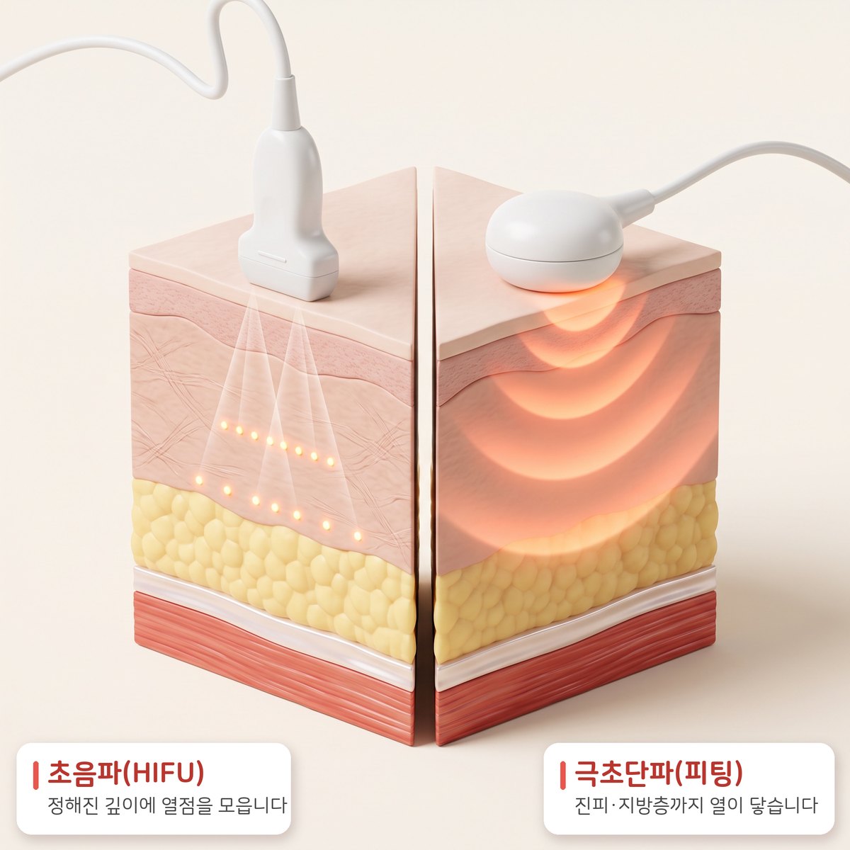 피팅과 초음파 리프팅, 무엇이 다를까